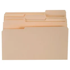 TRU REDâ„¢ 30% Recycled Top-Tab File Folders, 3-Tab, Manila, Legal-Size, 24/Pack (235408/TR58116)