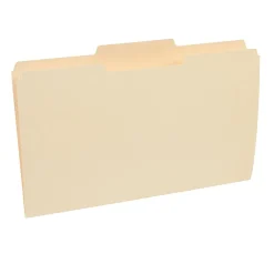 TRU RED™ 30% Recycled Top-Tab File Folders, 3-Tab, Manila, Legal-Size, 24/Pack (235408/TR58116)