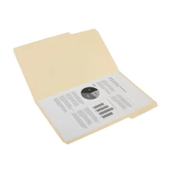 TRU RED™ 30% Recycled Top-Tab File Folders, 3-Tab, Manila, Legal-Size, 24/Pack (235408/TR58116)