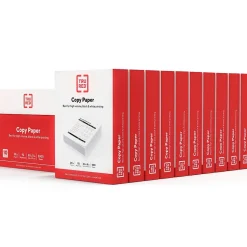 TRU RED™ 8.5" x 11" Copy Paper, 20 lbs., 92 Brightness, 500 Sheets/Ream, 10 Reams/Carton (TR56958)