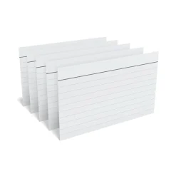 TRU RED™ 3" x 5" Index Cards, Lined, Gray, 100/Pack (TR51014)