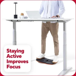 TRU RED™ Anti-Fatigue Balance Board, Black, 320 lbs. Capacity (TR62100)