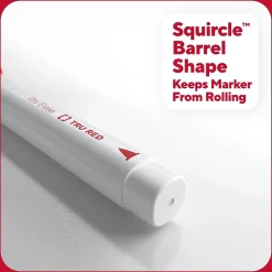 TRU RED™ Dry Erase Marker, Fine Tip, Assorted, 12/Pack (TR61434-CC)