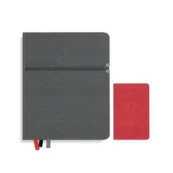 TRU RED™ Large Mastery with Pocket Journal, Charcoal/Red (TR58437)