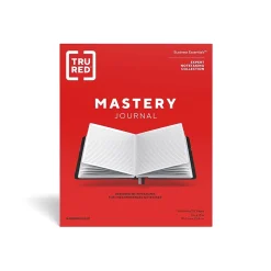 TRU RED™ Large Mastery with Pocket Journal, Charcoal/Red (TR58437)