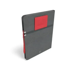 TRU RED™ Large Mastery with Pocket Journal, Charcoal/Red (TR58437)