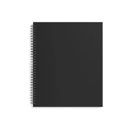 TRU RED™ Large Soft Cover Ruled Notebook, Black (TR54984)