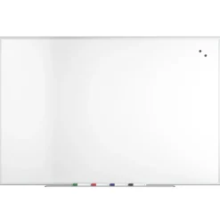 TRU RED™ Magnetic Steel Dry Erase Board, Satin Frame, 6' x 4' (TR61177)