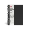 TRU RED™ Medium Soft Cover Meeting Notebook, Black (TR54988)