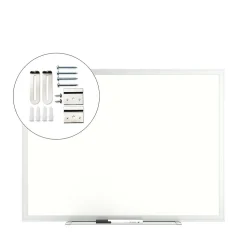 TRU RED™ Melamine Dry Erase Board, Gray Frame, 2' x 1.5' (TR59356)