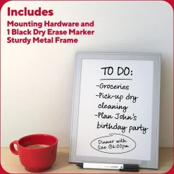 TRU RED Melamine Dry-Erase Whiteboard, Aluminum Frame, 8.5" x 11" (TR62580)