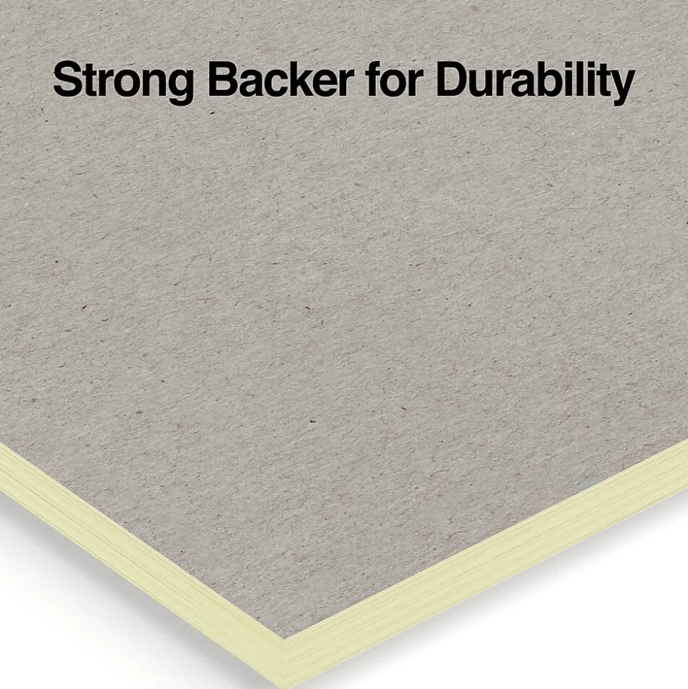 TRU RED™ Notepads, 5" x 8", Narrow Ruled, Canary, 50 Sheets/Pad, 12 Pads/Pack (TR57359)