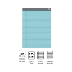 TRU RED™ Notepads, 8.5