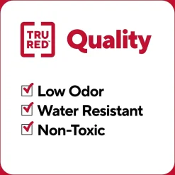 TRU RED™ Pen Permanent Markers, Ultra Fine Tip, Black, 5/Pack (TR54525)