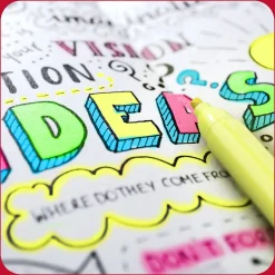 TRU RED™ Pocket Stick Highlighter with Grip, Chisel Tip, Assorted, 12/Pack (TR54586)