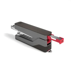 TRU RED™ Premium Desktop Stapler, 30-Sheet Capacity, Gray/Red (TR58078)