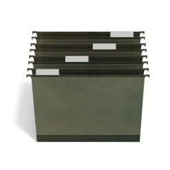 TRU RED™ Premium Hanging File Folder, 5-Tab, Letter Size, Standard Green, 20/Pack (TR45538)