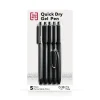 TRU RED™ Retractable Quick Dry Gel Pen, Extra Fine Point, 0.38mm, Black, 5/Pack (TR56951)