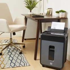 TRU RED™ 100-Sheet Micro-Cut Autofeed Commercial Shredder (TR-NMC100AFA)