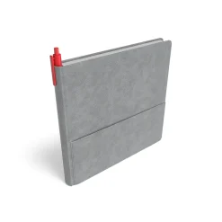 TRU RED™ Square Explore Journal, Dotted, Gray (TR58433-CC)