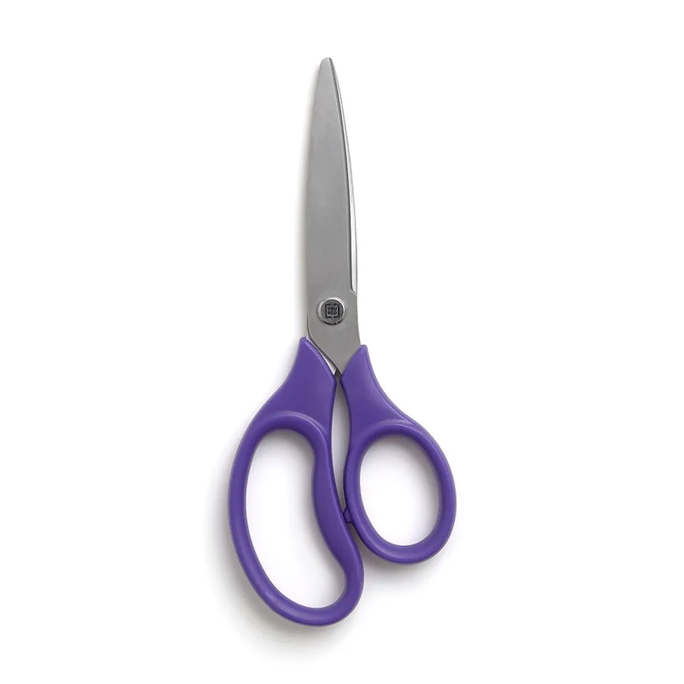 TRU RED™ Student 7" Stainless Steel Scissors, Straight Handle, Right & Left Handed, Assorted Colors (TR55048)