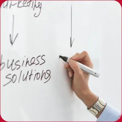 TRU RED™ Tank Dry Erase Markers, Chisel Tip, Black, 12/Pack (TR61440-CC)