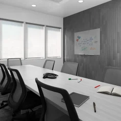 TRU RED™ Tempered Glass Dry Erase Board, Frosted, 4' x 3' (TR61199)