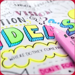 TRU RED™ Twin Tip Highlighters, Chisel Tip, Assorted Colors, 3/Pack (TR57834)