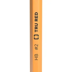 TRU RED™ Wooden Pencil, 2.2mm, #2 Medium Lead, Dozen (TR58555)