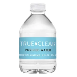 True Clear Purified Bottled Water, 8 fl. oz. Bottles, 24/Carton (TC54595)