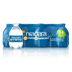 True Clear Purified Bottled Water, 8 fl. oz. Bottles, 24/Carton (TC54595)