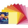 Tru-Ray 12" x 18" Construction Paper, Warm Assorted, 50 Sheets (P102948)