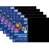 Tru-Ray 12" x 18" Construction Paper, Black, 50 Sheets/Pack, 5 Packs/Bundle (PAC103061-5)