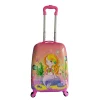 TUCCI 17" Hardside Carry-On Suitcase, 3-Wheeled Spinner, TSA Checkpoint Friendly, Pink (T0392-Goldymerm)