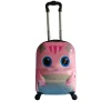 TUCCI 11" Hardside Carry-On Suitcase, 4-Wheeled Spinner, TSA Checkpoint Friendly, Pink (T0394-CuteKitty)