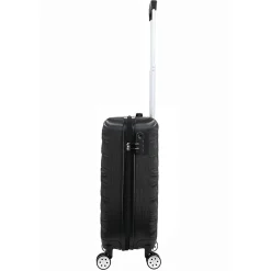 TUCCI Hardside Spinner Carry-On Luggage Set, TSA Checkpoint Friendly (T0533-04PC-BLK)