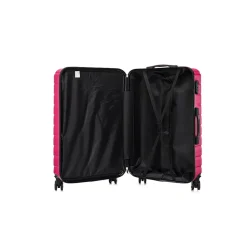 TUCCI Hardside Spinner Carry-On Luggage Set, TSA Checkpoint Friendly (S0568-03PC-FUSH)