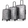 TUCCI Hardside Spinner Carry-On Luggage Set, TSA Checkpoint Friendly Animal Print (T0158-03PC-WNTR)
