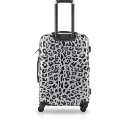 TUCCI Hardside Spinner Carry-On Luggage Set, TSA Checkpoint Friendly Animal Print (T0158-03PC-WNTR)