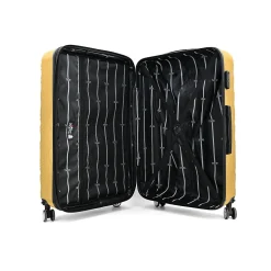 TUCCI Hardside Spinner Carry-On Luggage Set, TSA Checkpoint Friendly (T0533-04PC-MUYL)