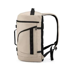 Tucci Laptop Backpack, Medium, Beige (T0641)