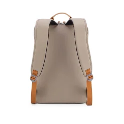 Tucci Laptop Backpack, Medium, Beige (T0587)