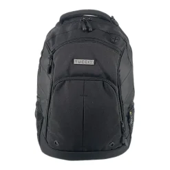 Tucci Laptop Backpack, Medium, Black (T0565)