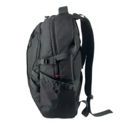 Tucci Laptop Backpack, Medium, Black (T0570)