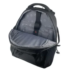 Tucci Laptop Backpack, Medium, Black (T0570)