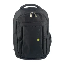 Tucci Laptop Backpack, Medium, Black (T0571)