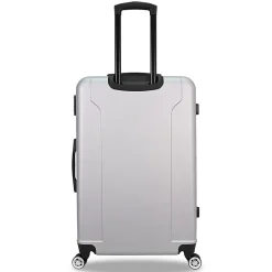 TUCCI 2-Piece Hardside Spinner Carry-On Luggage Set, TSA Checkpoint Friendly, Silver (S0536-02PC-SLV)