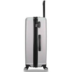TUCCI 2-Piece Hardside Spinner Carry-On Luggage Set, TSA Checkpoint Friendly, Silver (S0536-02PC-SLV)
