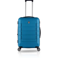 TUCCI 3-Piece Hardside Spinner Carry-On Luggage Set, TSA Checkpoint Friendly, Blue (T0273-03PC-BLU)
