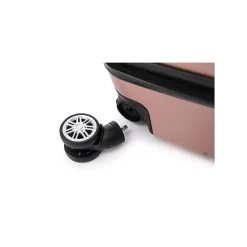 TUCCI 3-Piece Hardside Spinner Carry-On Luggage Set, TSA Checkpoint Friendly, Rose Gold (S0567-03PC-RGD)